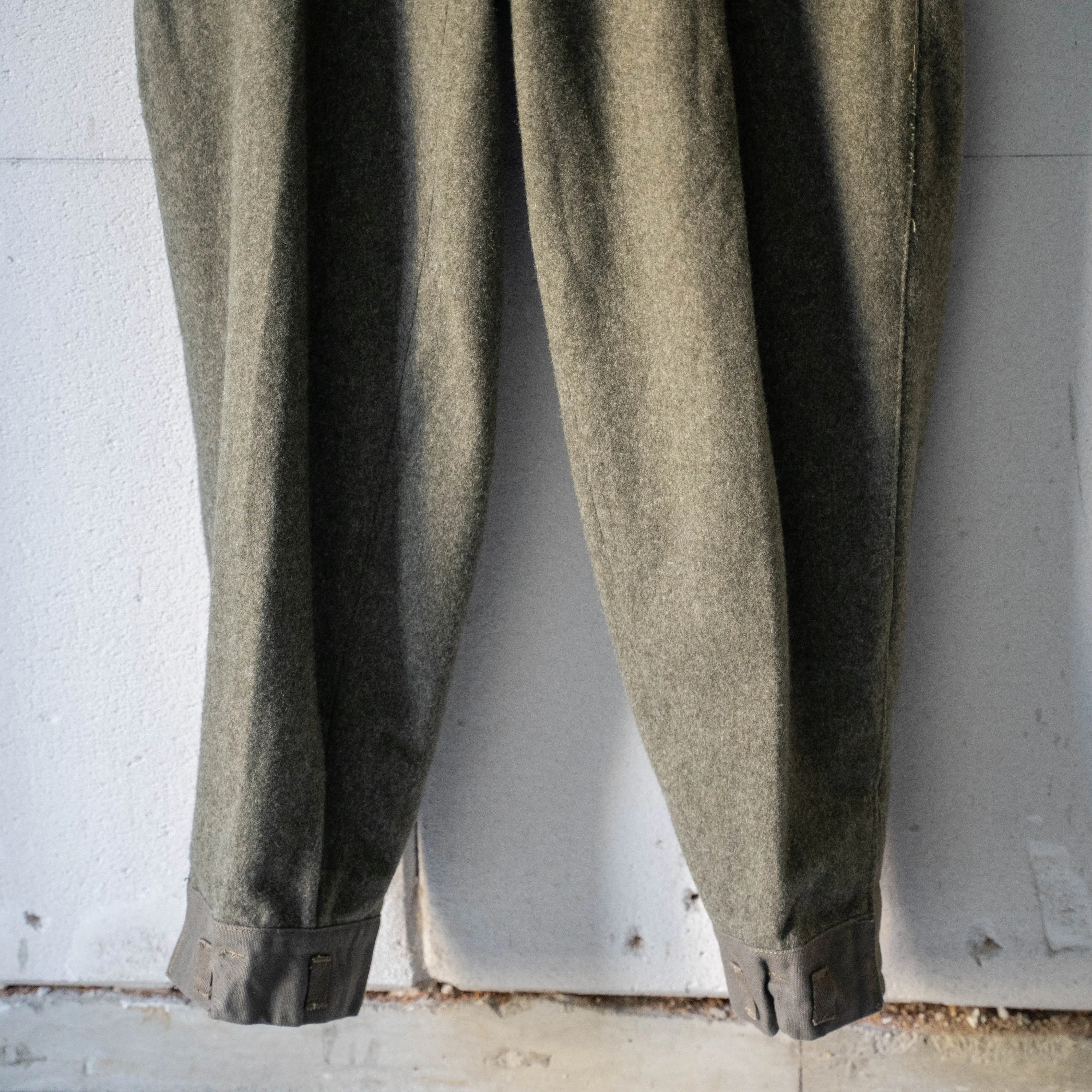 1940s Swedish military M39 wool cargo pants 'dead stock'