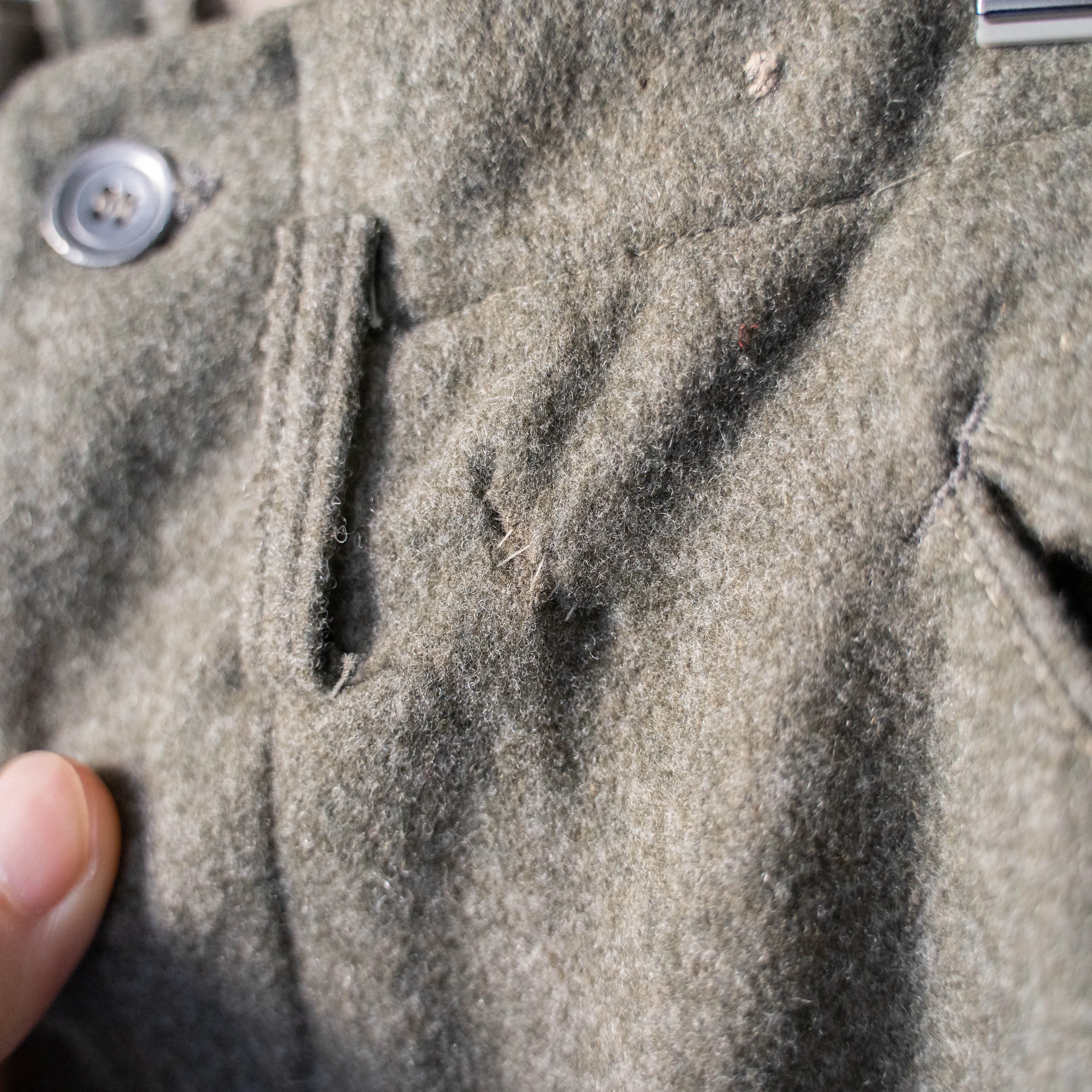 1940s Swedish military M39 wool cargo pants 'dead stock'