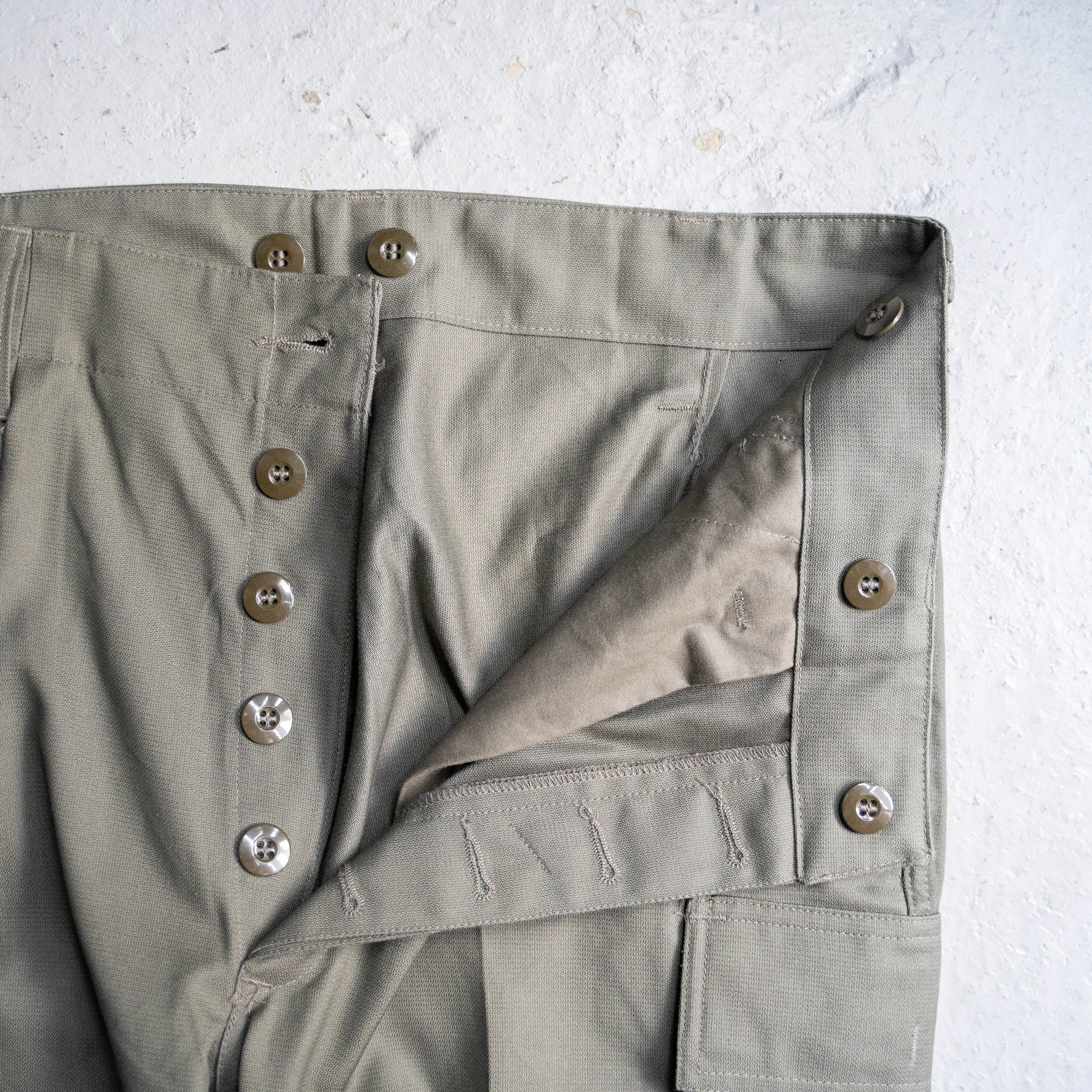 1990s German military cargo pants -German moleskin- 'dead stock'