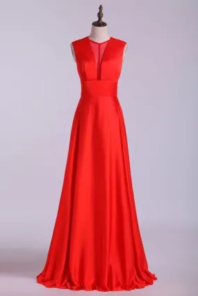 2024 New V-Neck Prom Dresses A-Line Chiffon PM7MY1EA