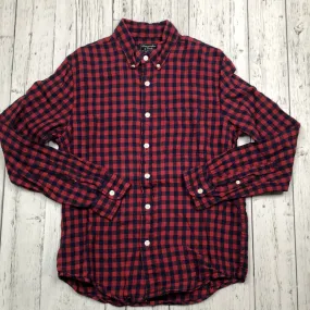 Abercrombie & Fitch red/blue checkered button up - His S