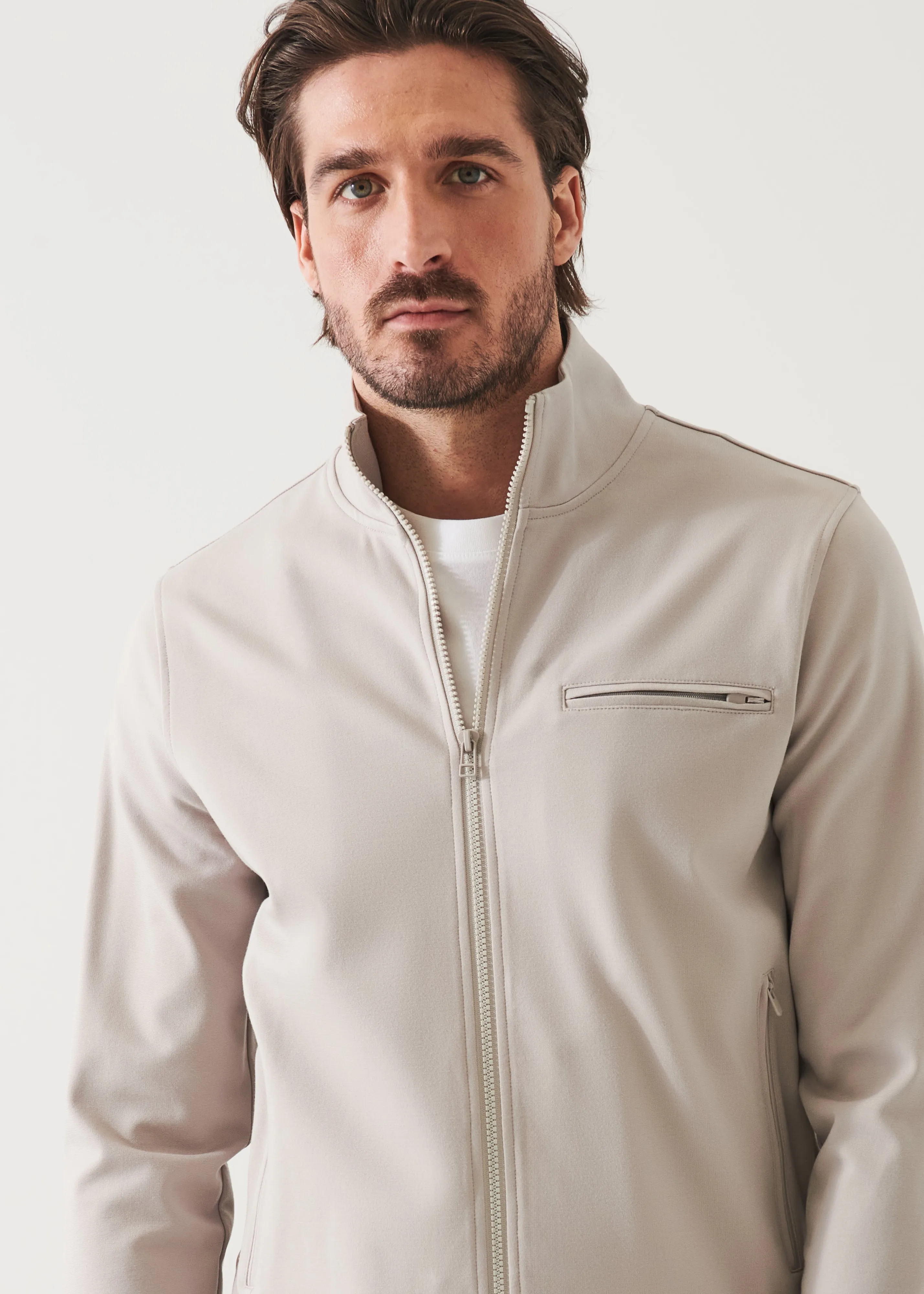 ACTIVE ZIP STRETCH TRACK JACKET