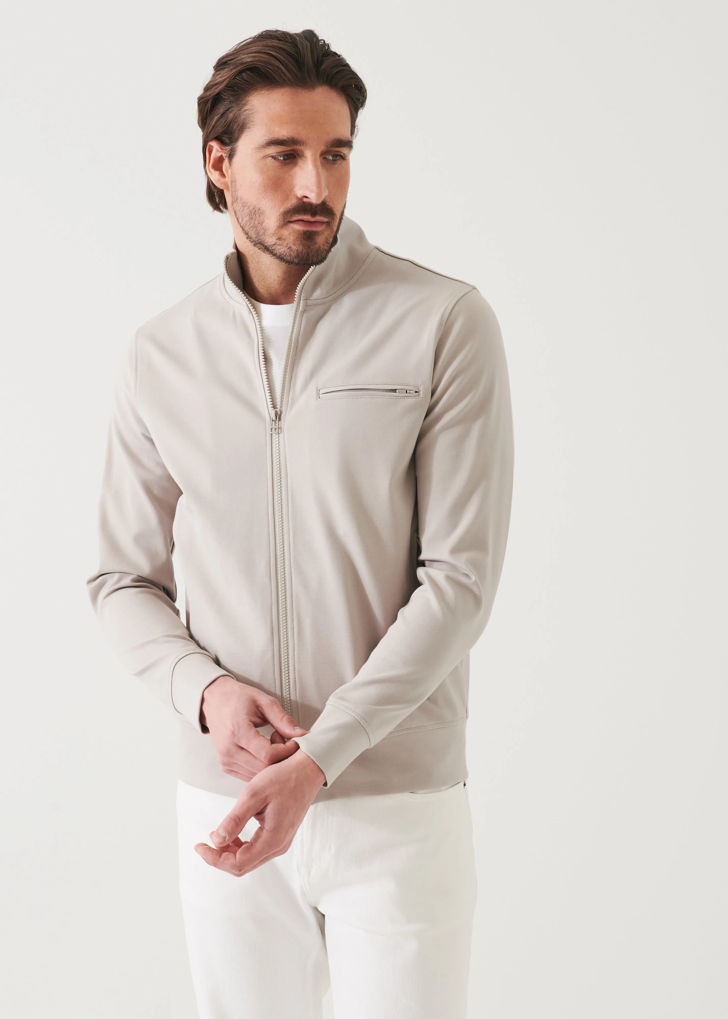 ACTIVE ZIP STRETCH TRACK JACKET