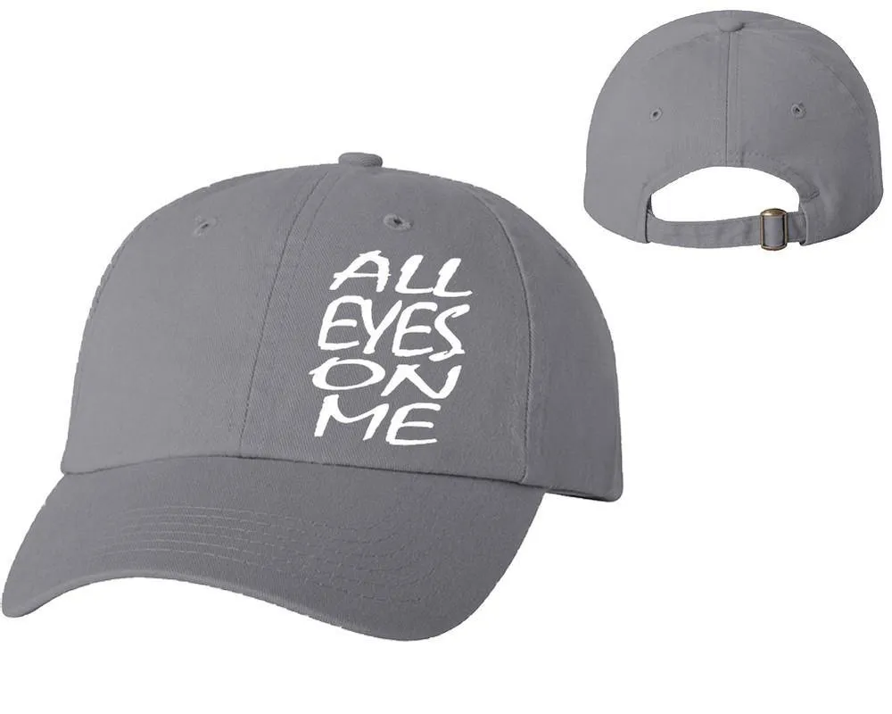 All Eyes On Me Baseball Cap, Heat Transfer Baseball Caps