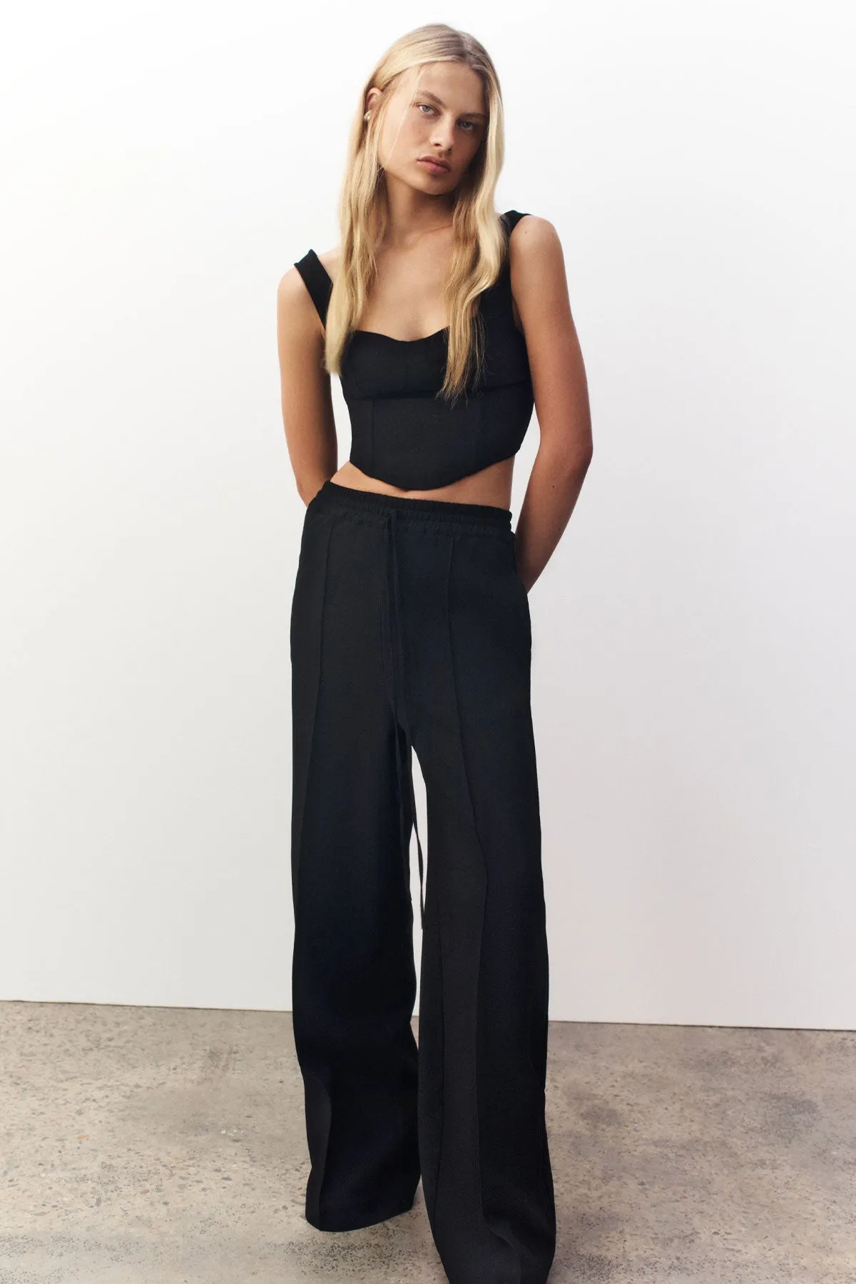 AMURA RELAXED PANT - BLACK