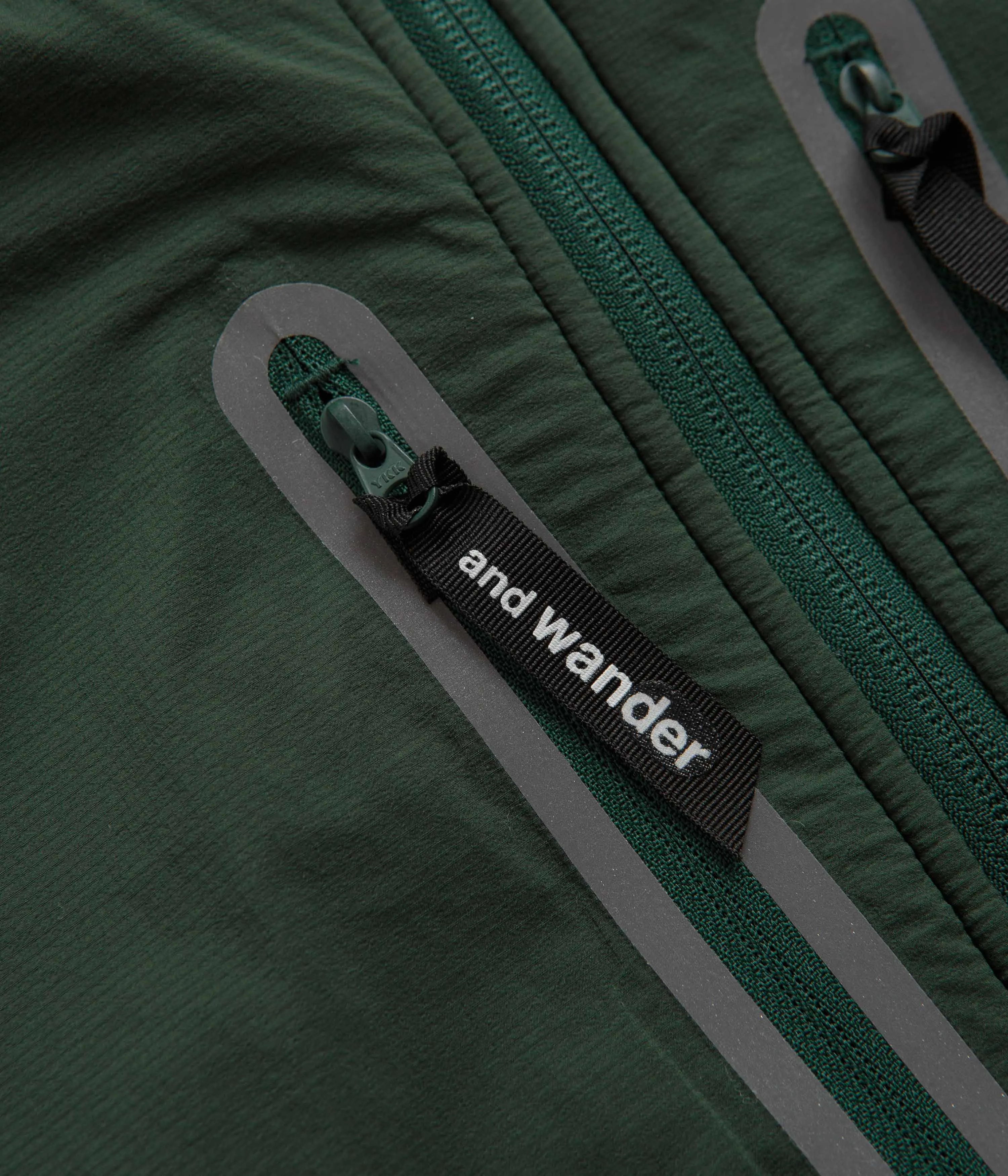 and wander Alpha Air Hoodie - Green