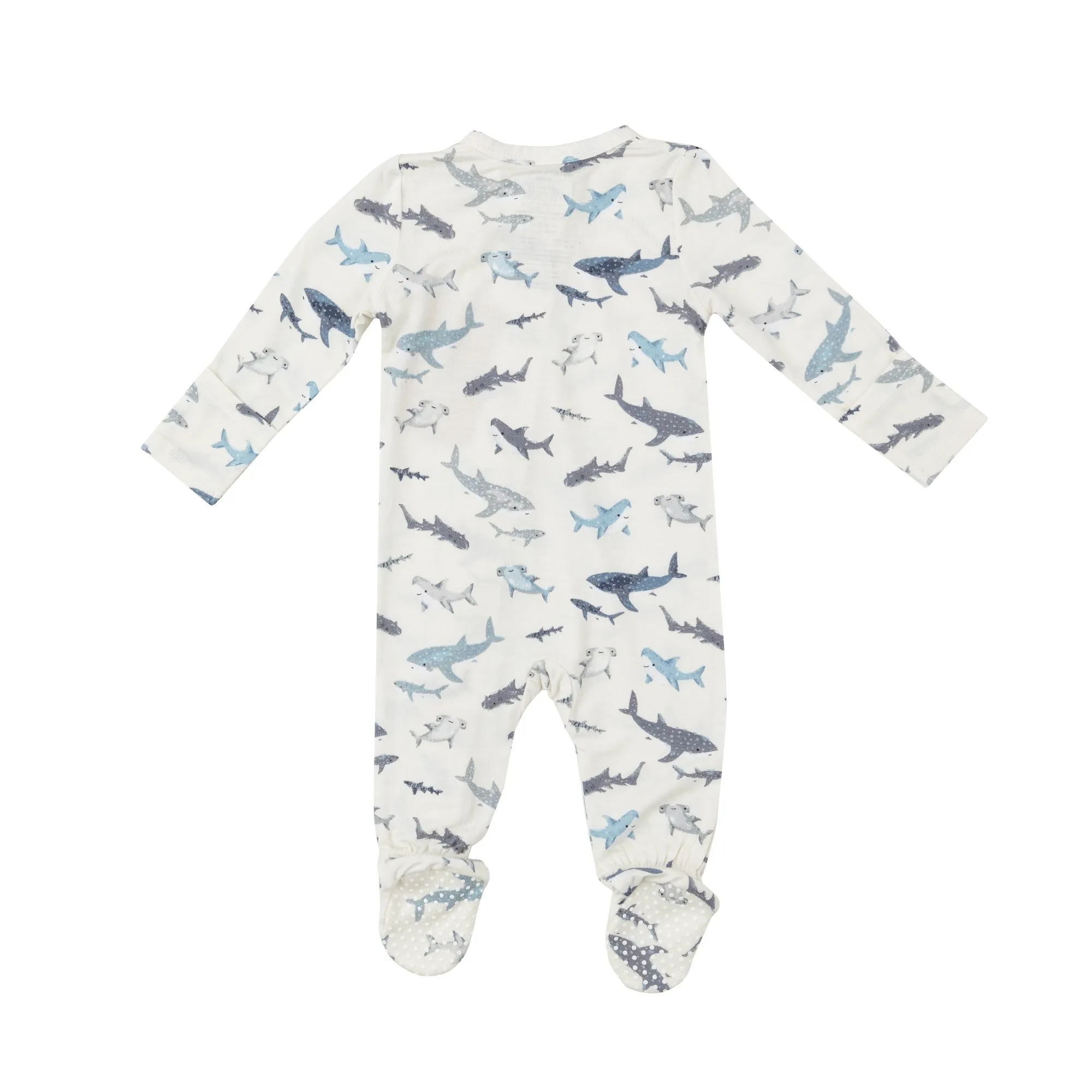 Angel Dear 2 Way Zipper Footie - Sharks