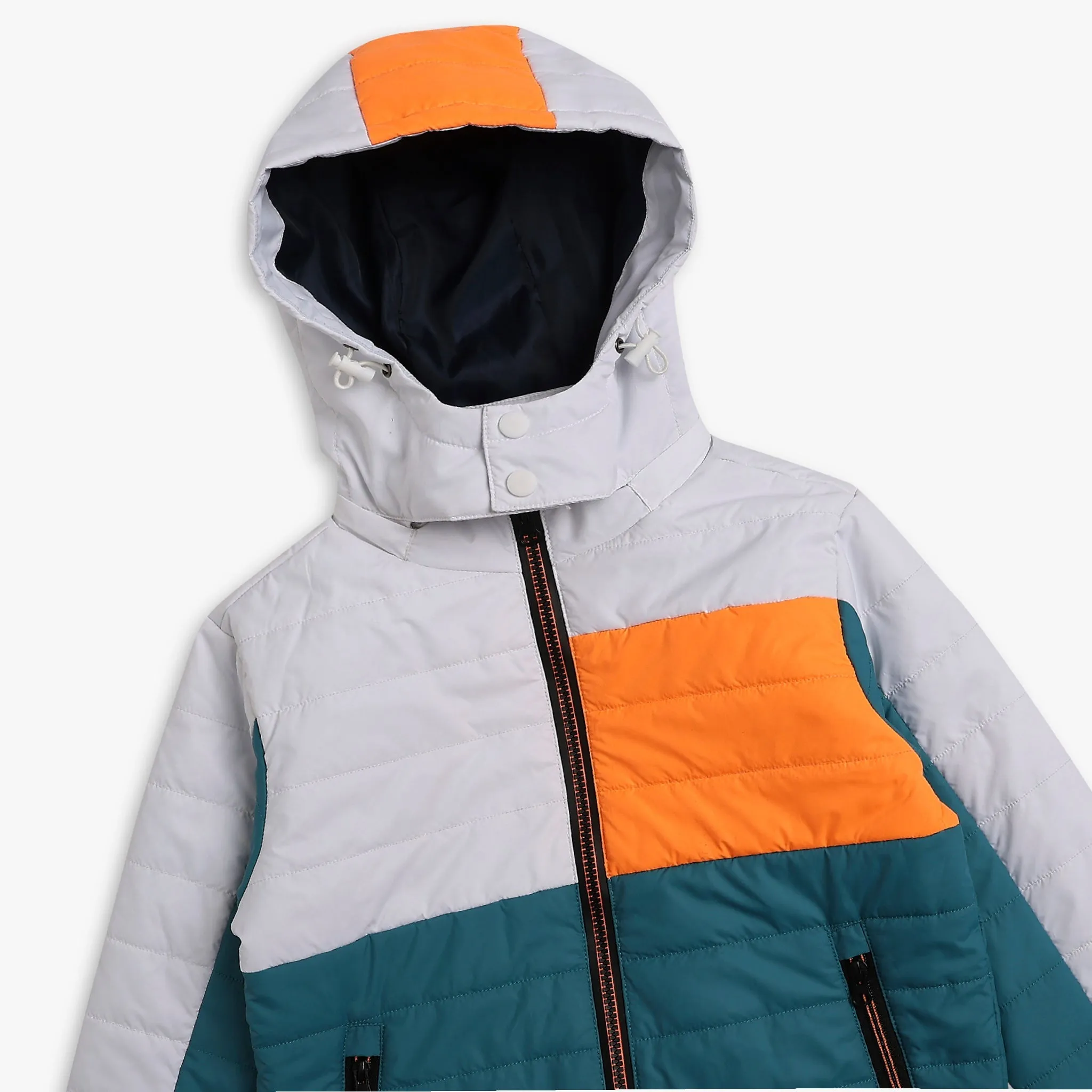 Boy's Regular Fit Solid Jacket