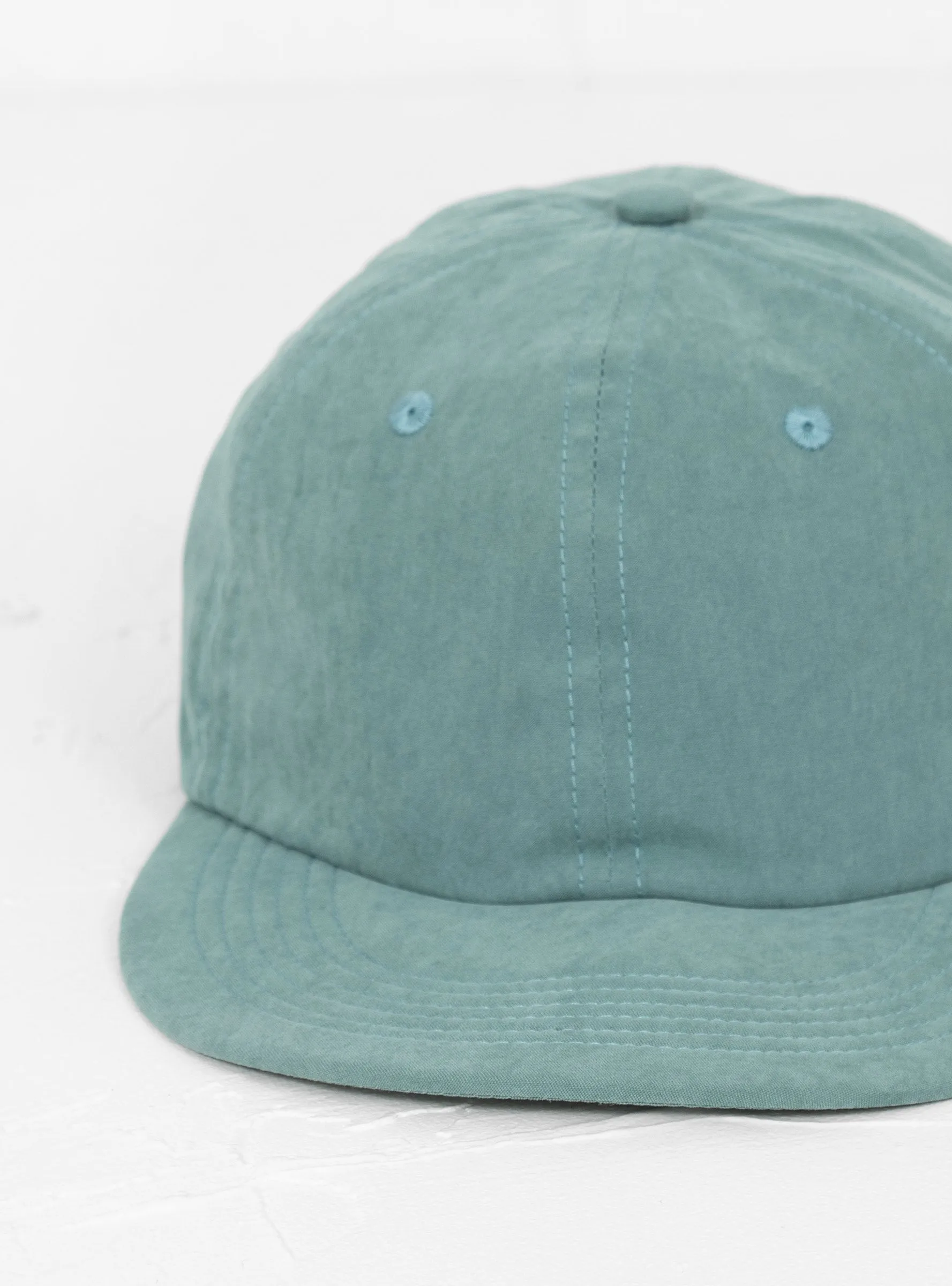 Brushed Cotton Baseball Cap Turquoise