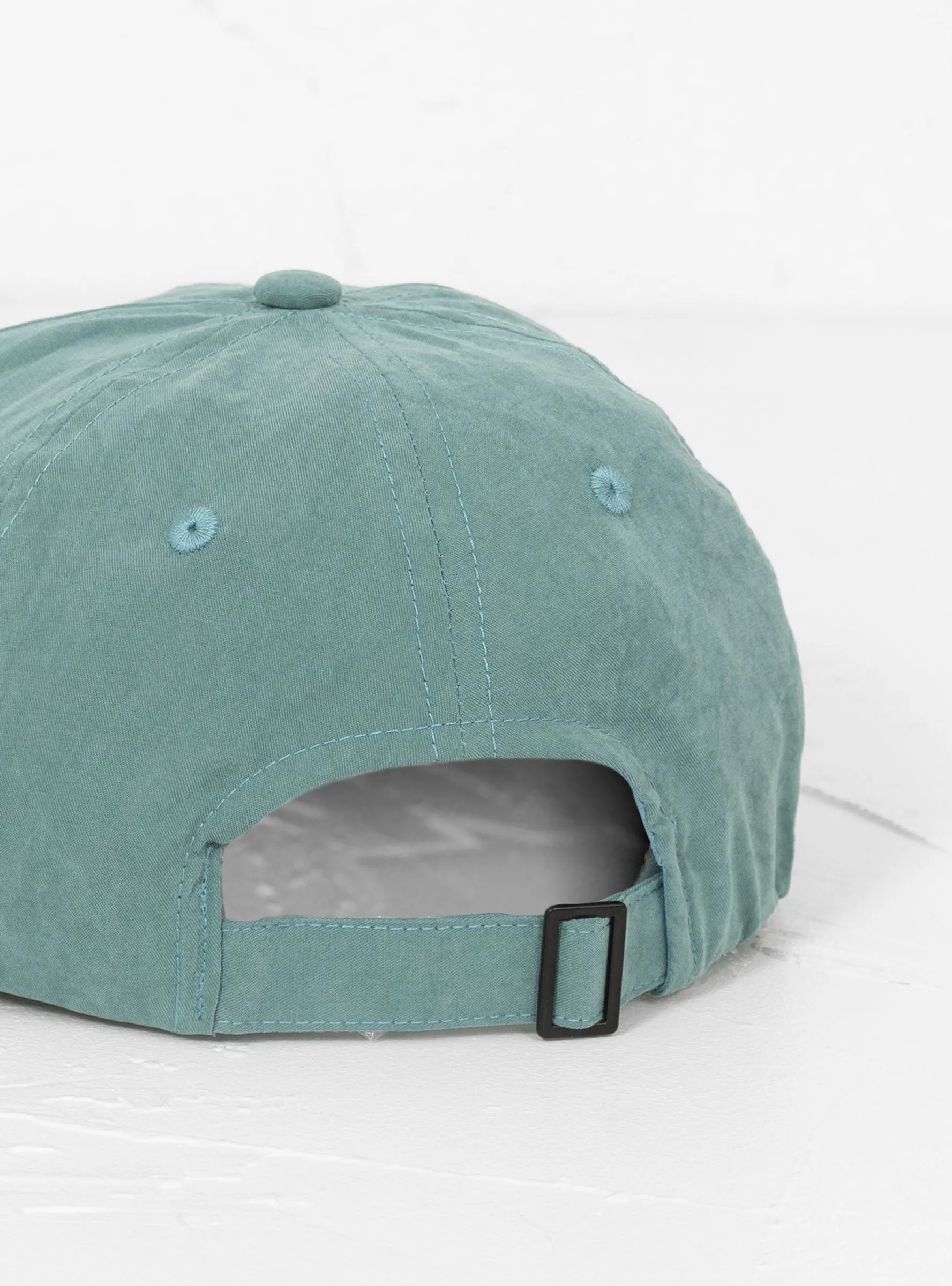 Brushed Cotton Baseball Cap Turquoise