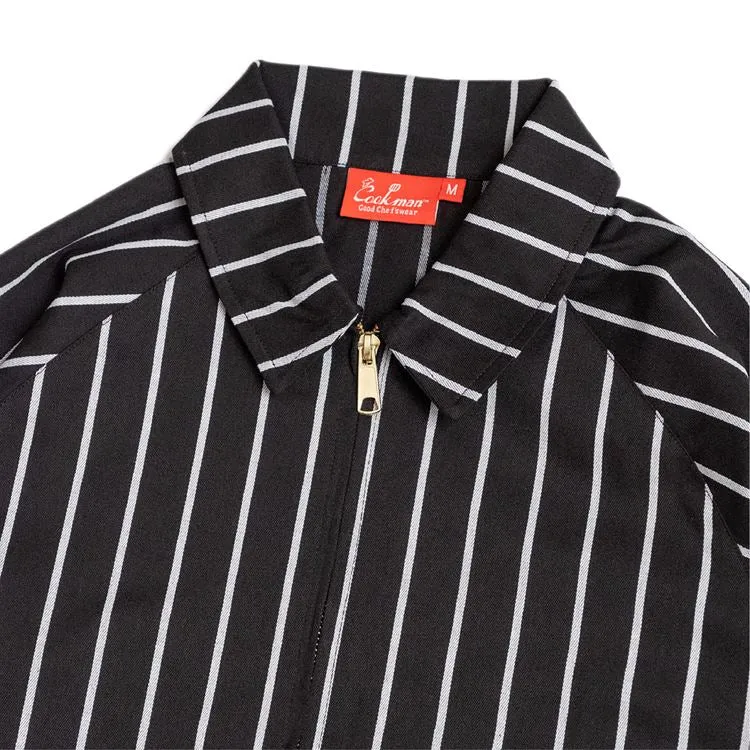 Cookman Delivery Jacket - Stripe : Black