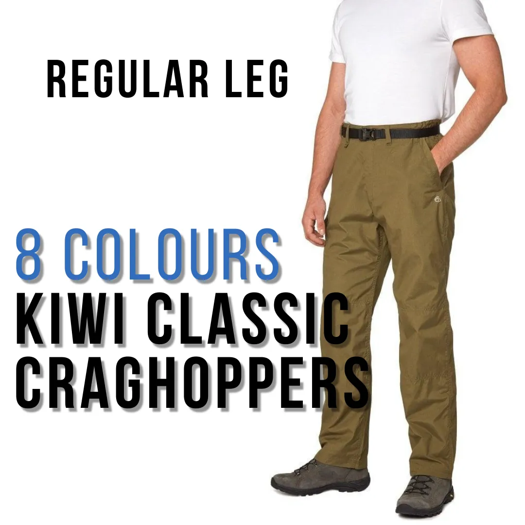 Craghoppers Mens Kiwi Classic Trousers Regular Leg