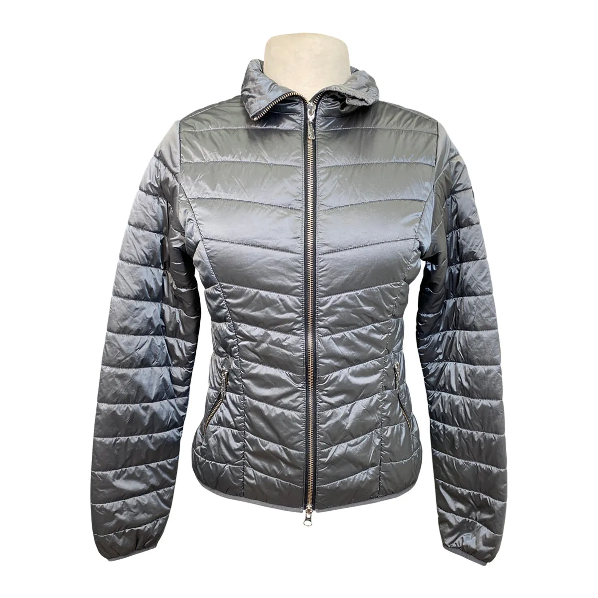 Equestrian Stockholm Light Weight Jacket  in Silver - Women's Small