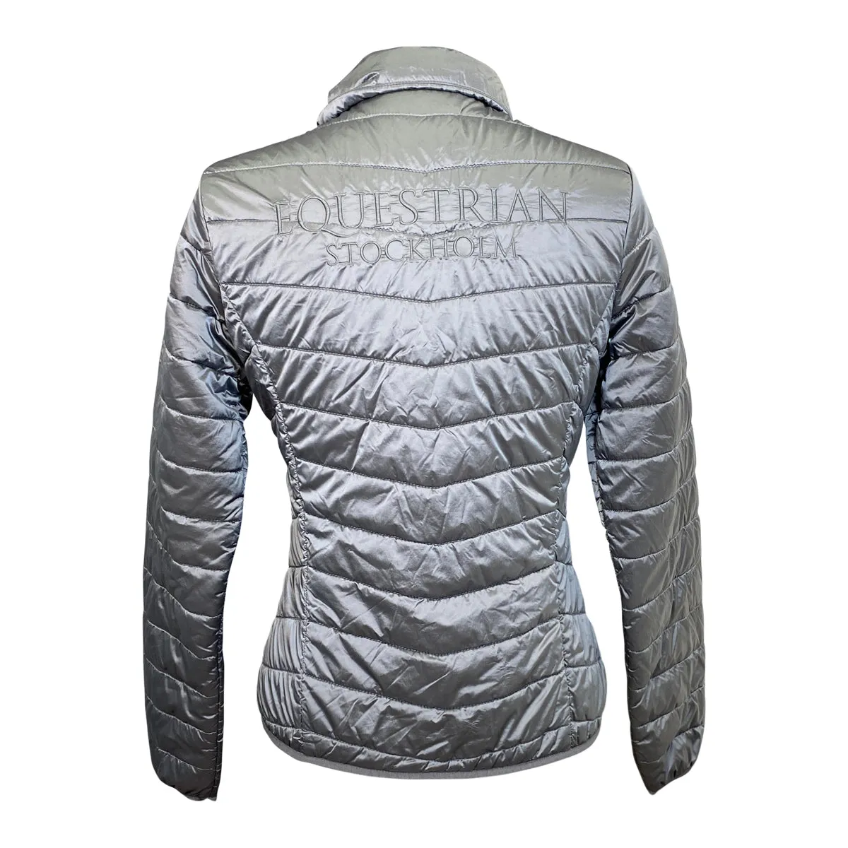 Equestrian Stockholm Light Weight Jacket  in Silver - Women's Small