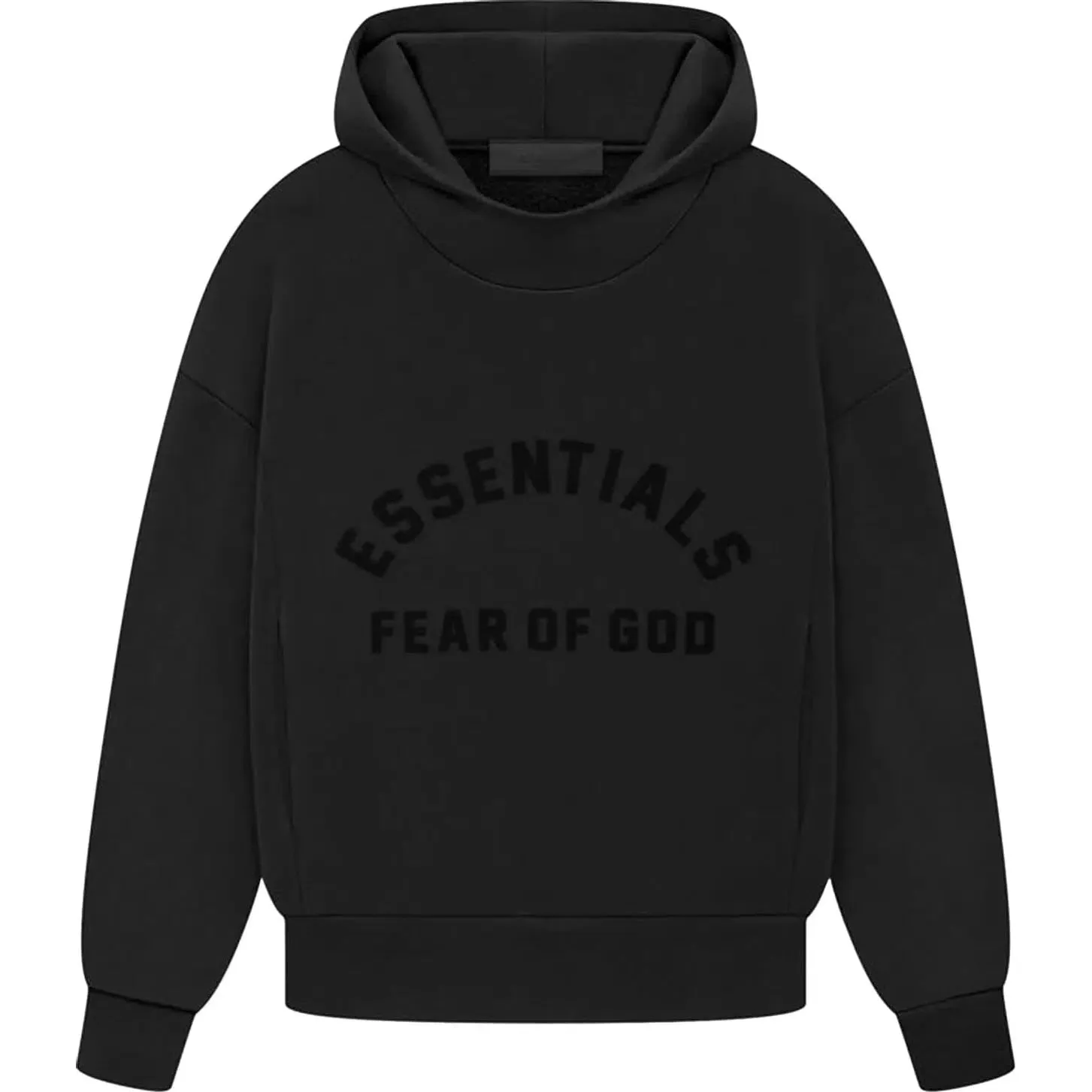 Fear of God Essentials Kids Hoodie 'Jet Black'