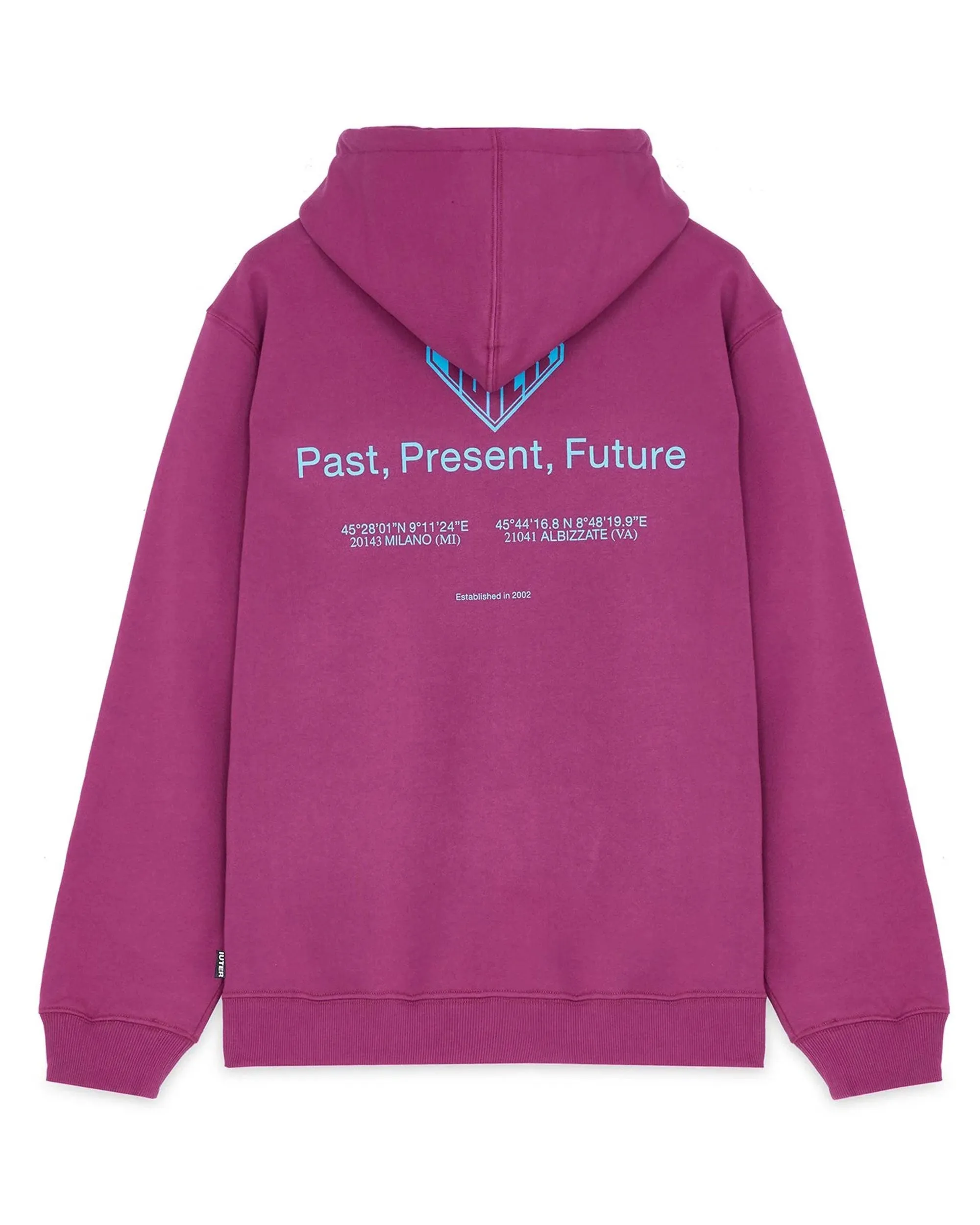 Felpa Uomo Iuter History Hoodie Viola