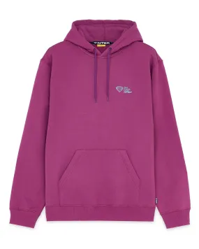 Felpa Uomo Iuter History Hoodie Viola