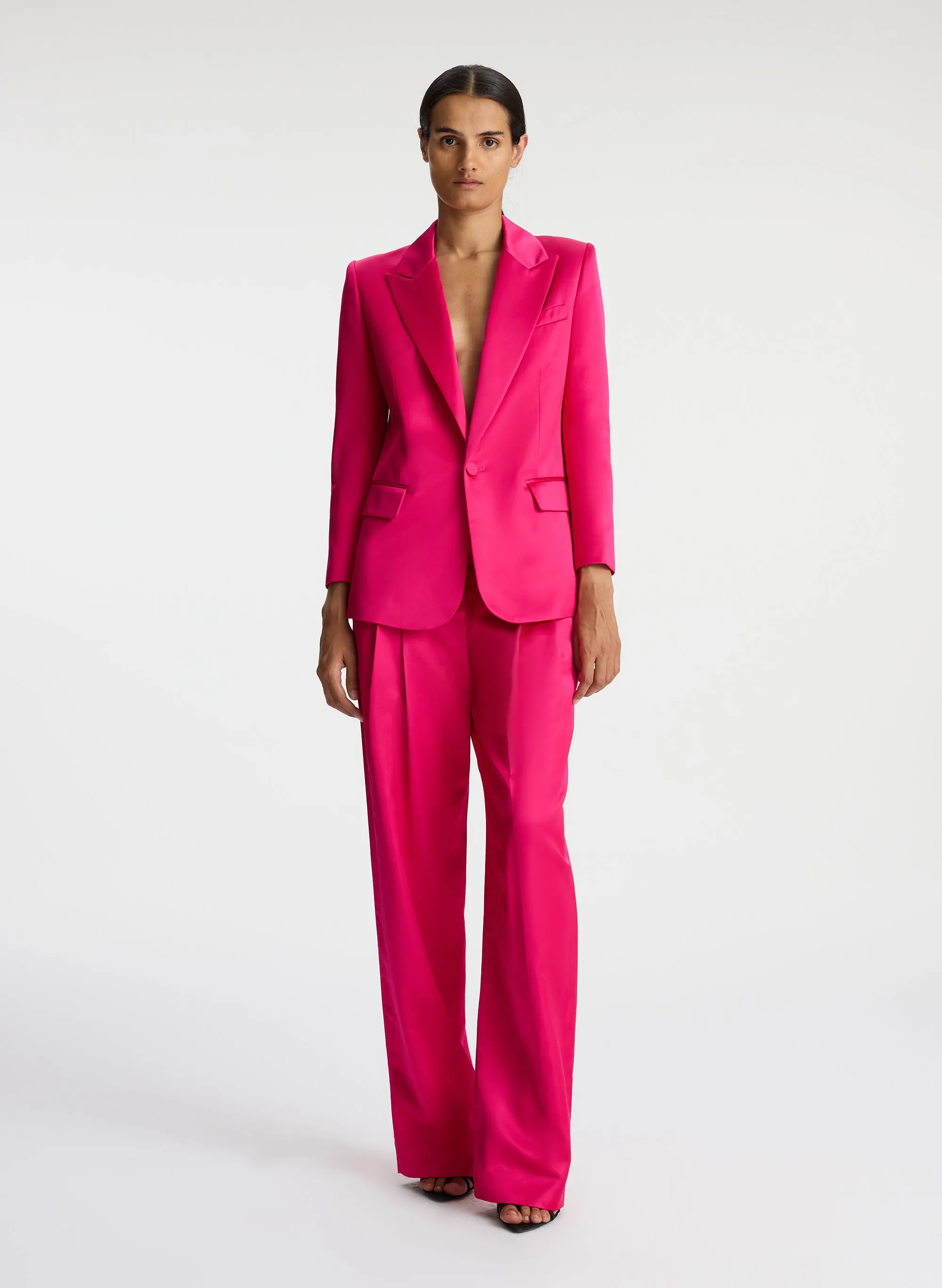 Fynn Structured Satin Pant