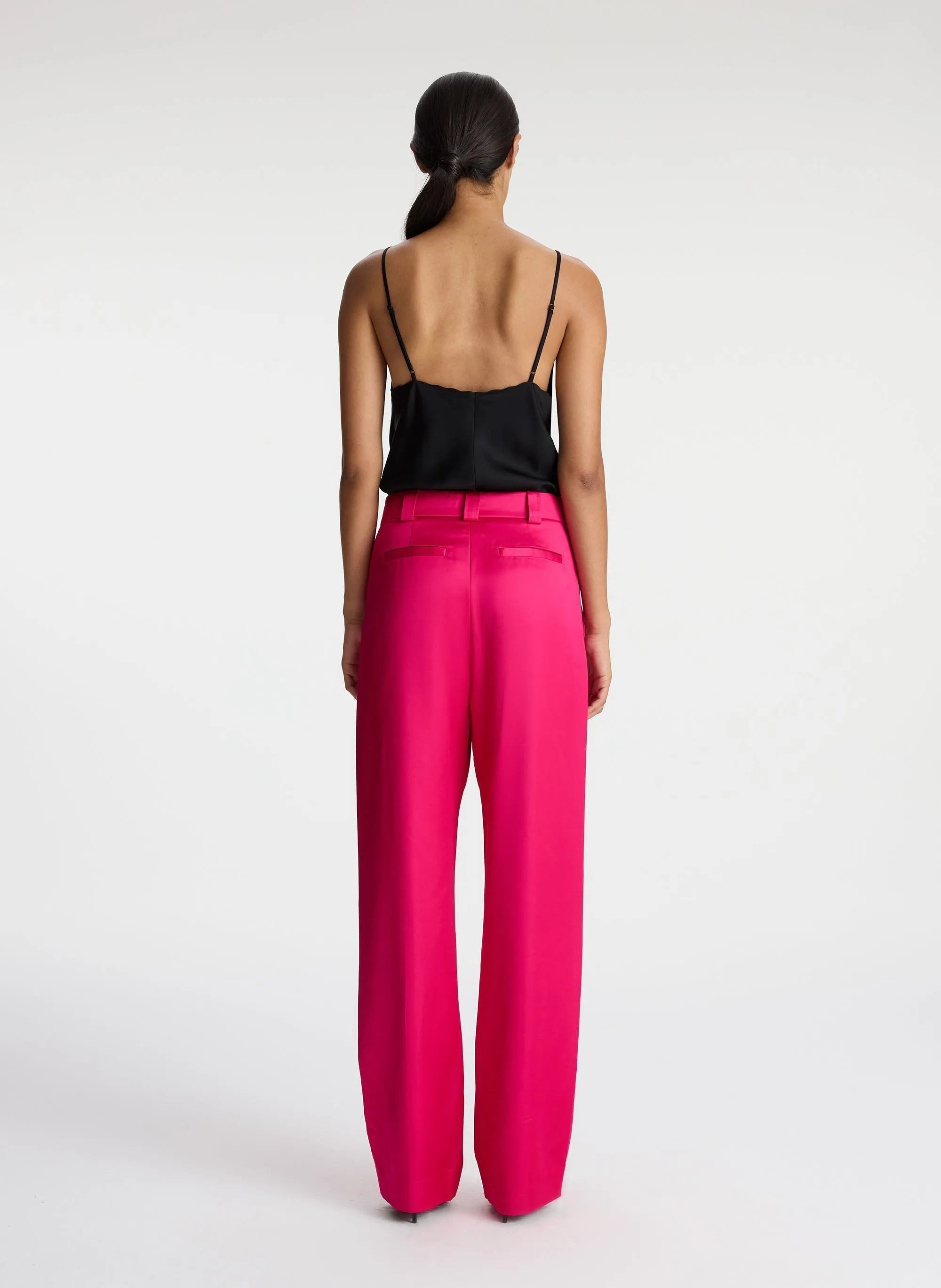 Fynn Structured Satin Pant