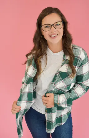 Highlight The Good Plaid Top