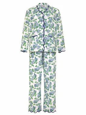 Hydrangea Pajamas with Scalloping