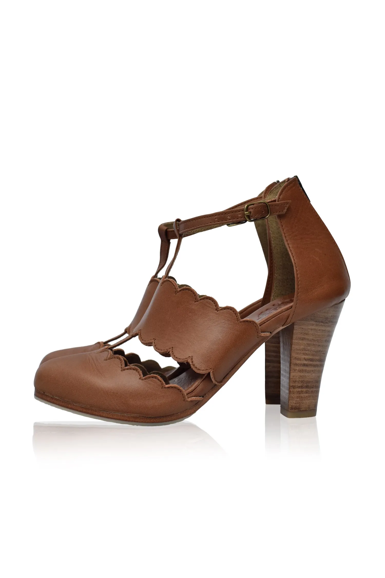 Incognito Leather Heels (Sz. 5 - 10)