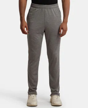 Lightweight Microfiber Trackpant with Zipper Pockets and StayFresh Treatment - Performance Grey