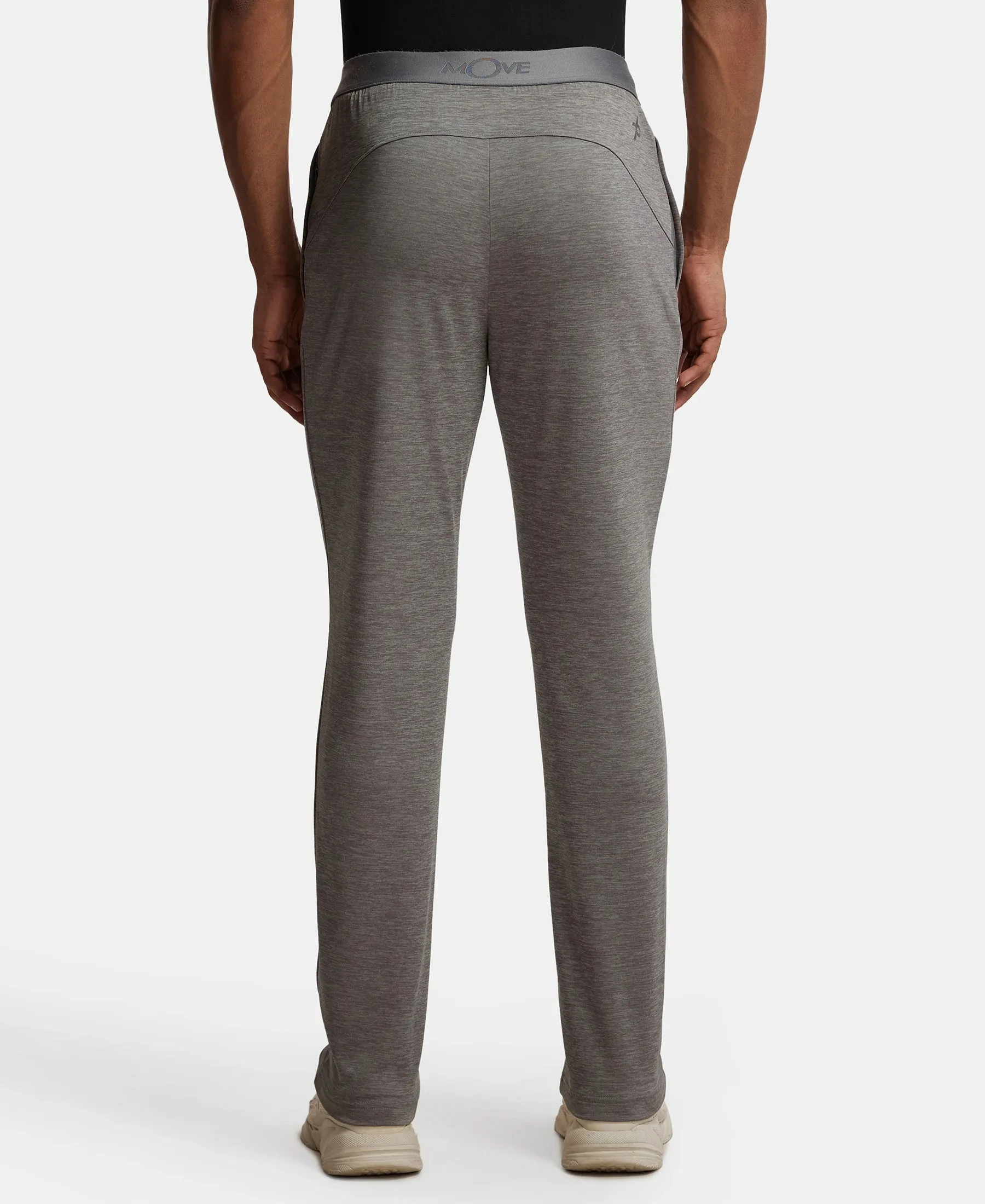 Lightweight Microfiber Trackpant with Zipper Pockets and StayFresh Treatment - Performance Grey