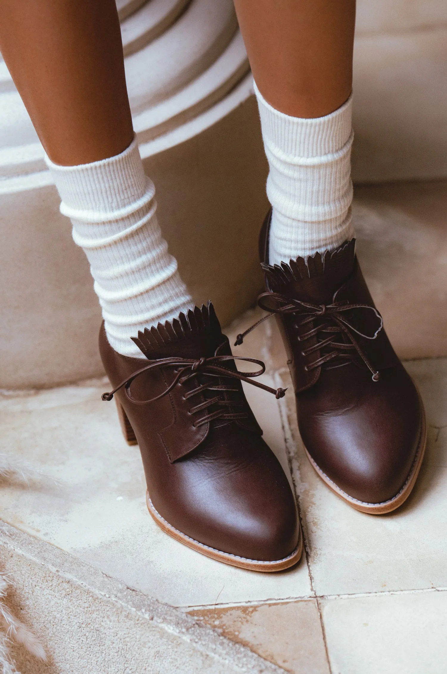 Lyon Lace-up Leather Oxfords