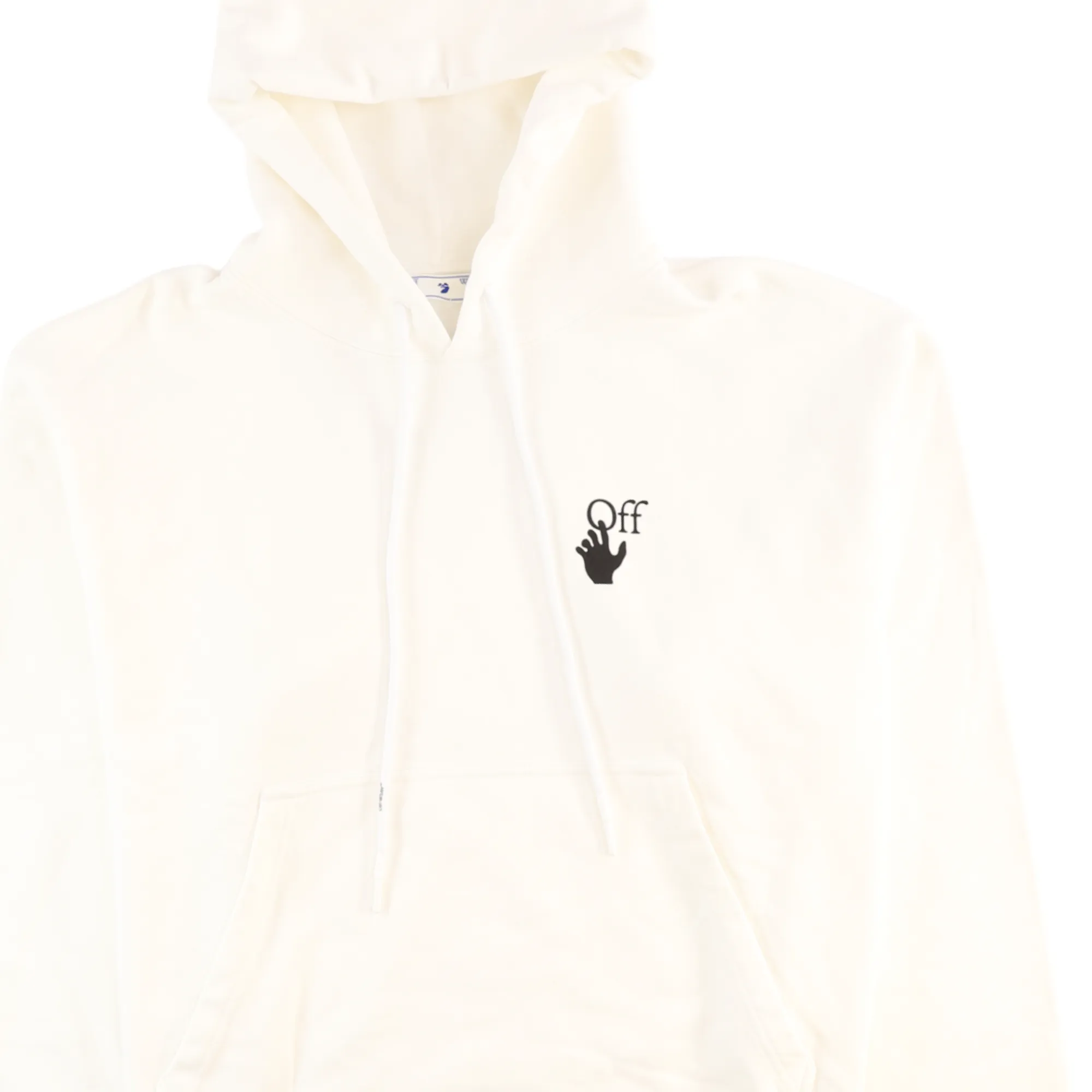 Men's Arrows Logo Hoodie White Size M