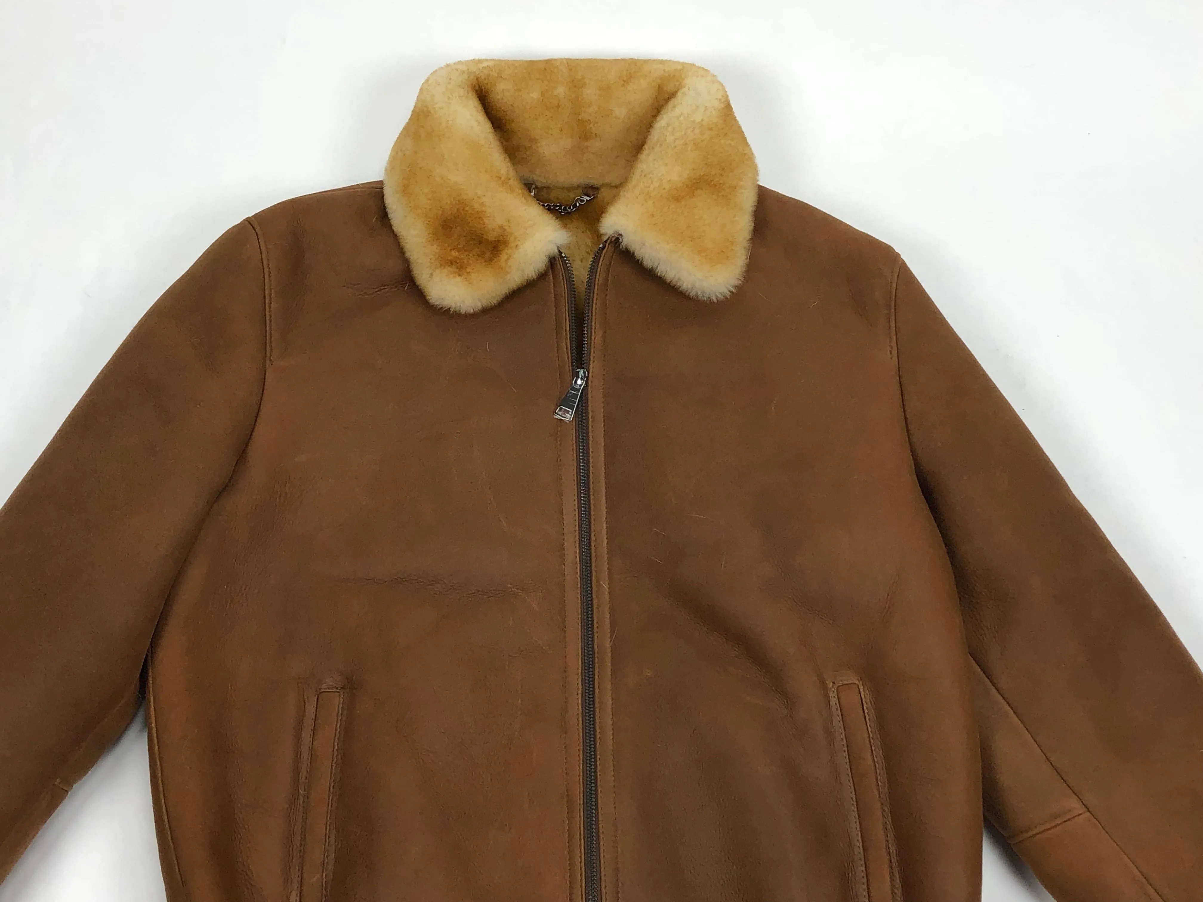 Men's Shearling Baseball Jacket