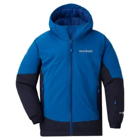 Montbell Jacket Kids' Powder Step Parka - Blue 130-160 EXCELOFT® DRYTEC®