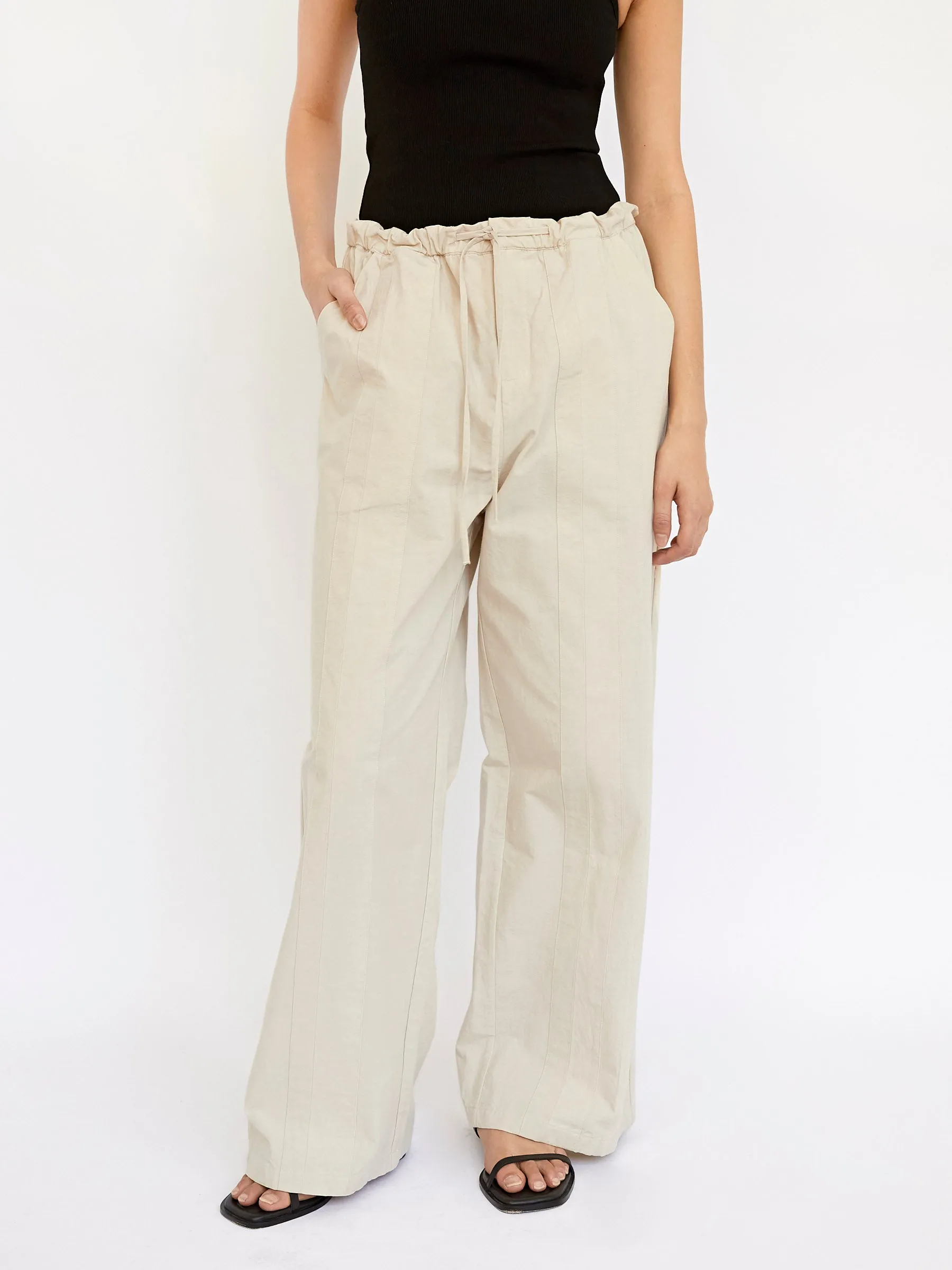 Multi Panelled Cotton Pant