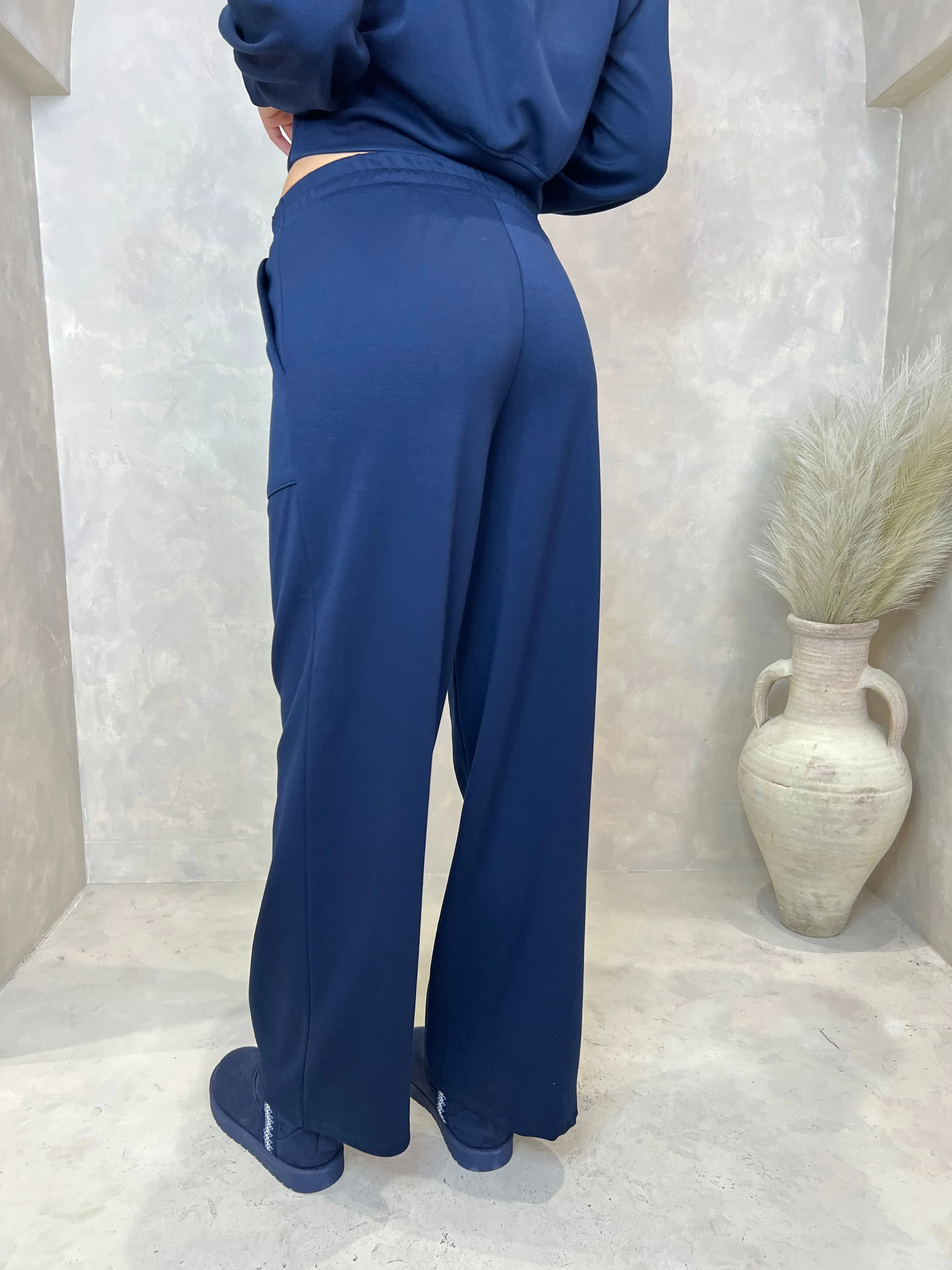 Navy Pocket Jogging Bottoms