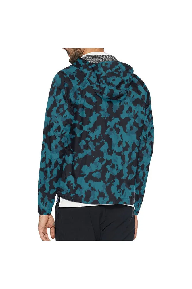 Night Camouflage All Over Print Windbreaker for Men