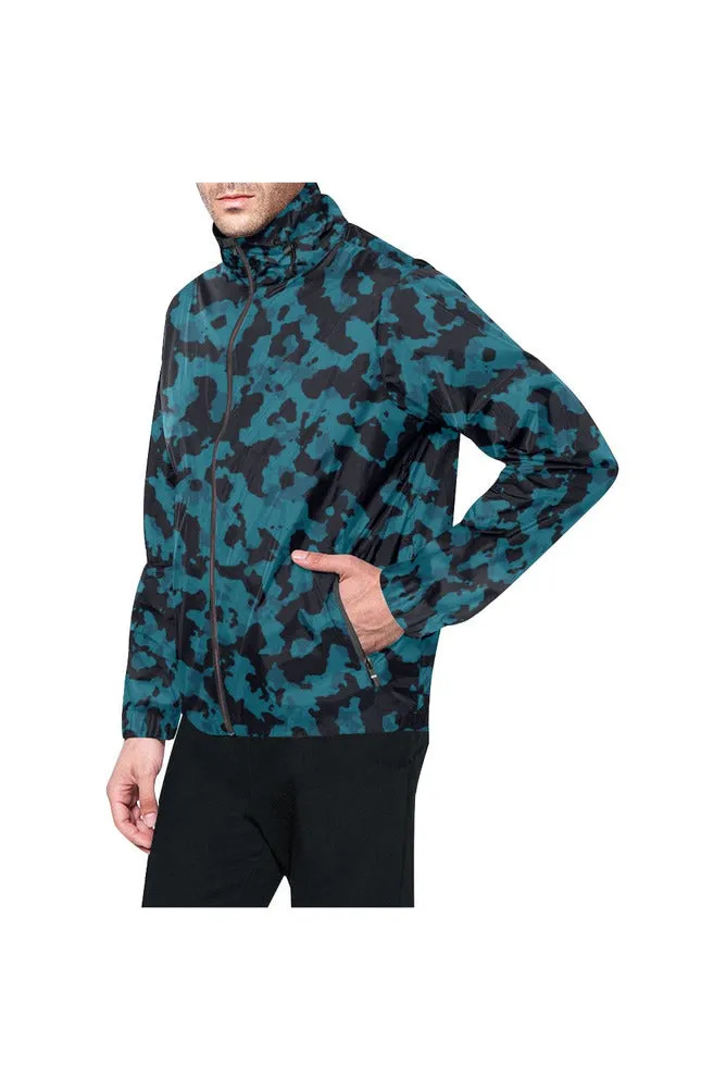 Night Camouflage All Over Print Windbreaker for Men