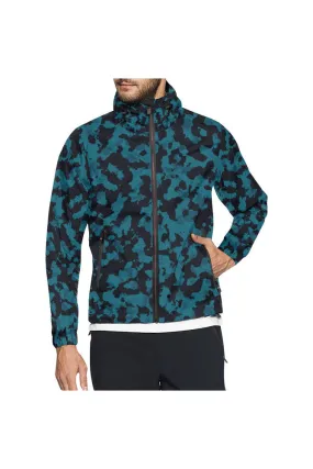 Night Camouflage All Over Print Windbreaker for Men