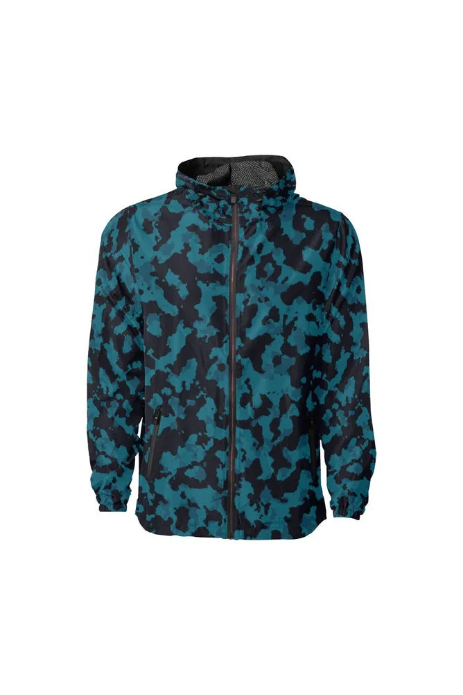 Night Camouflage All Over Print Windbreaker for Men