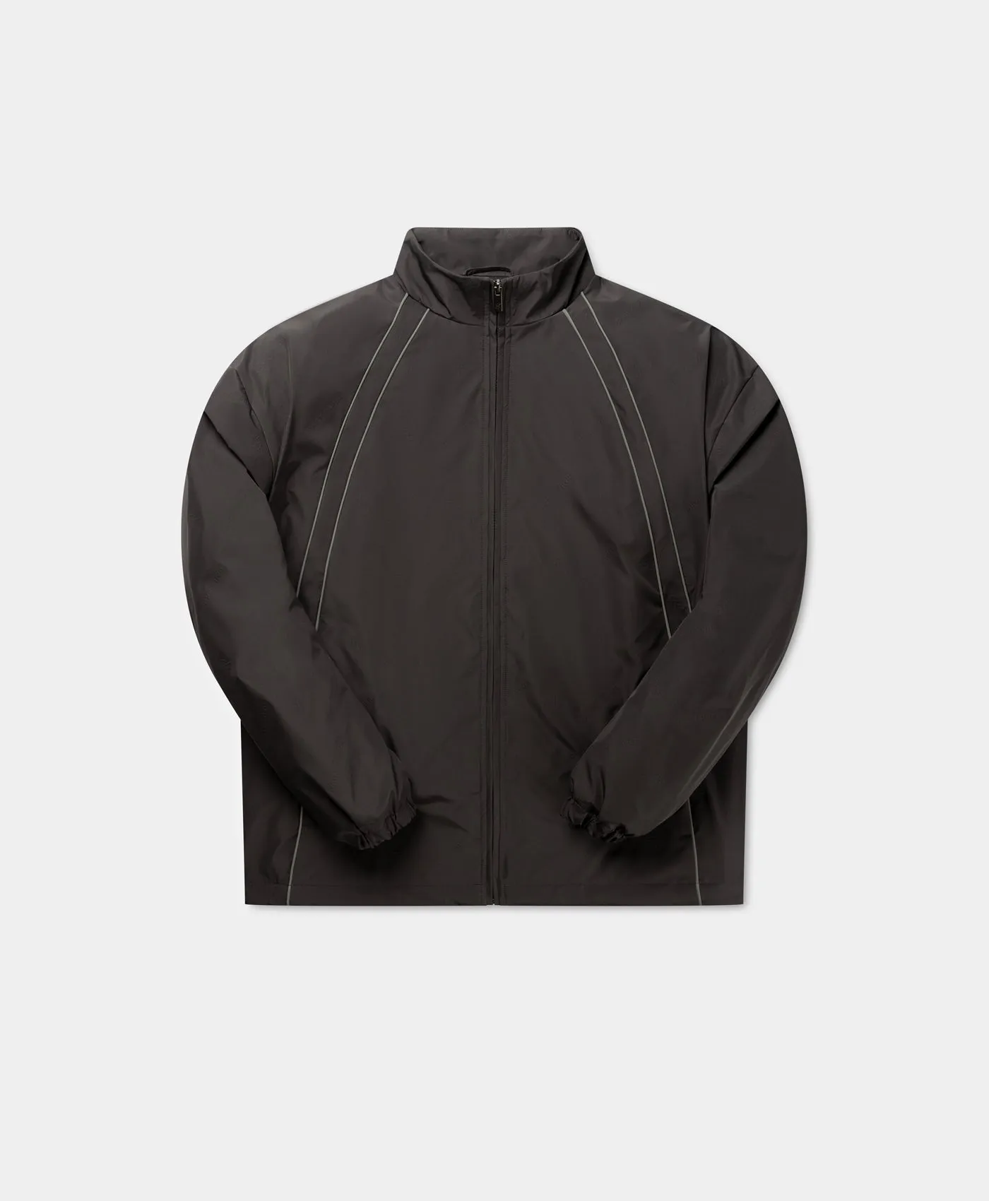 Obsidian Black Taye Logo Relaxed Track Jacket