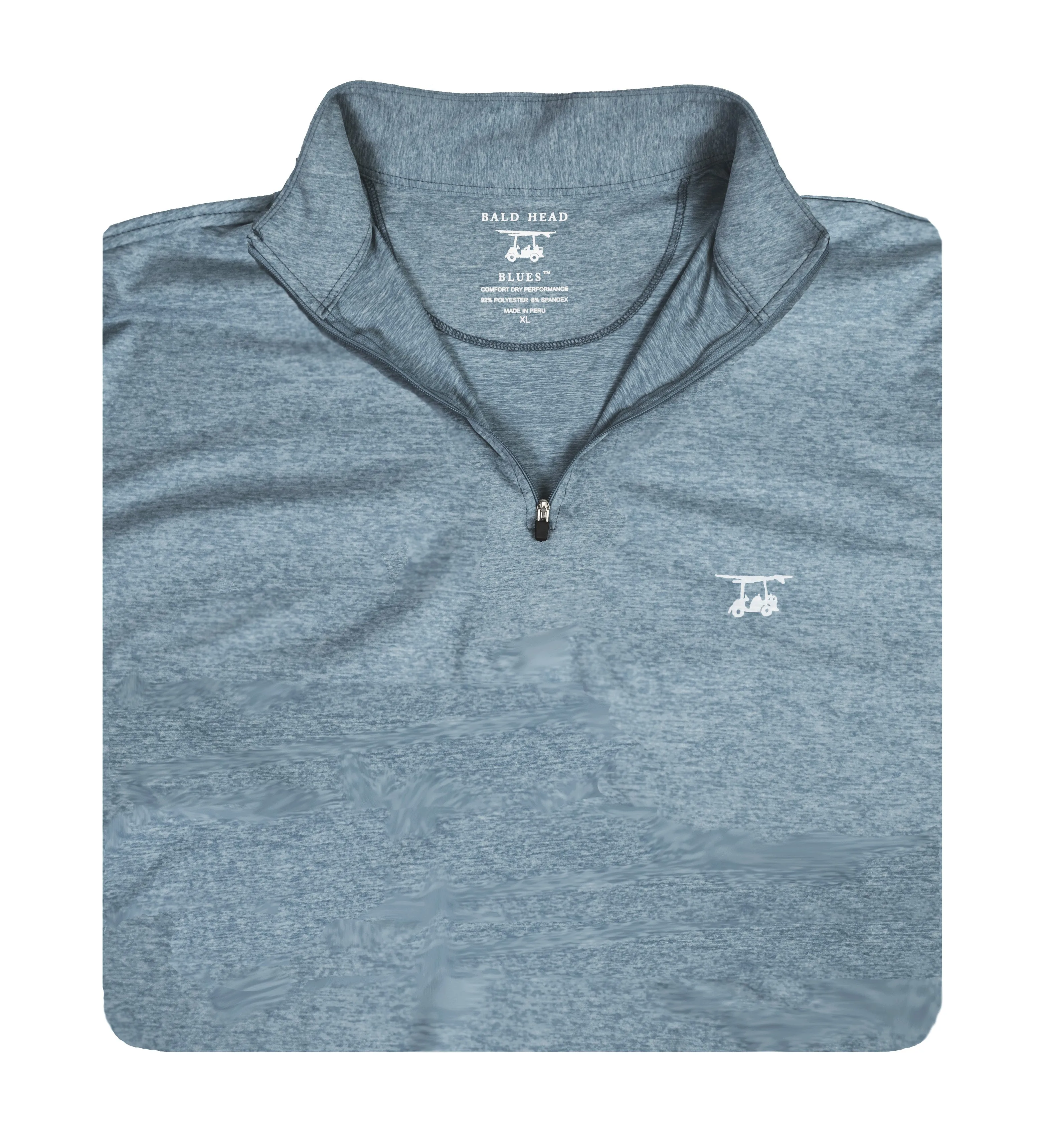 Ocean View Quarter Zip- Heather Charcoal