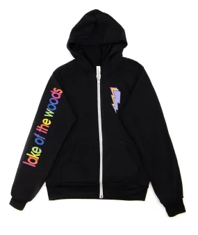 Rainbow Bolt Camp Zip Hoodie