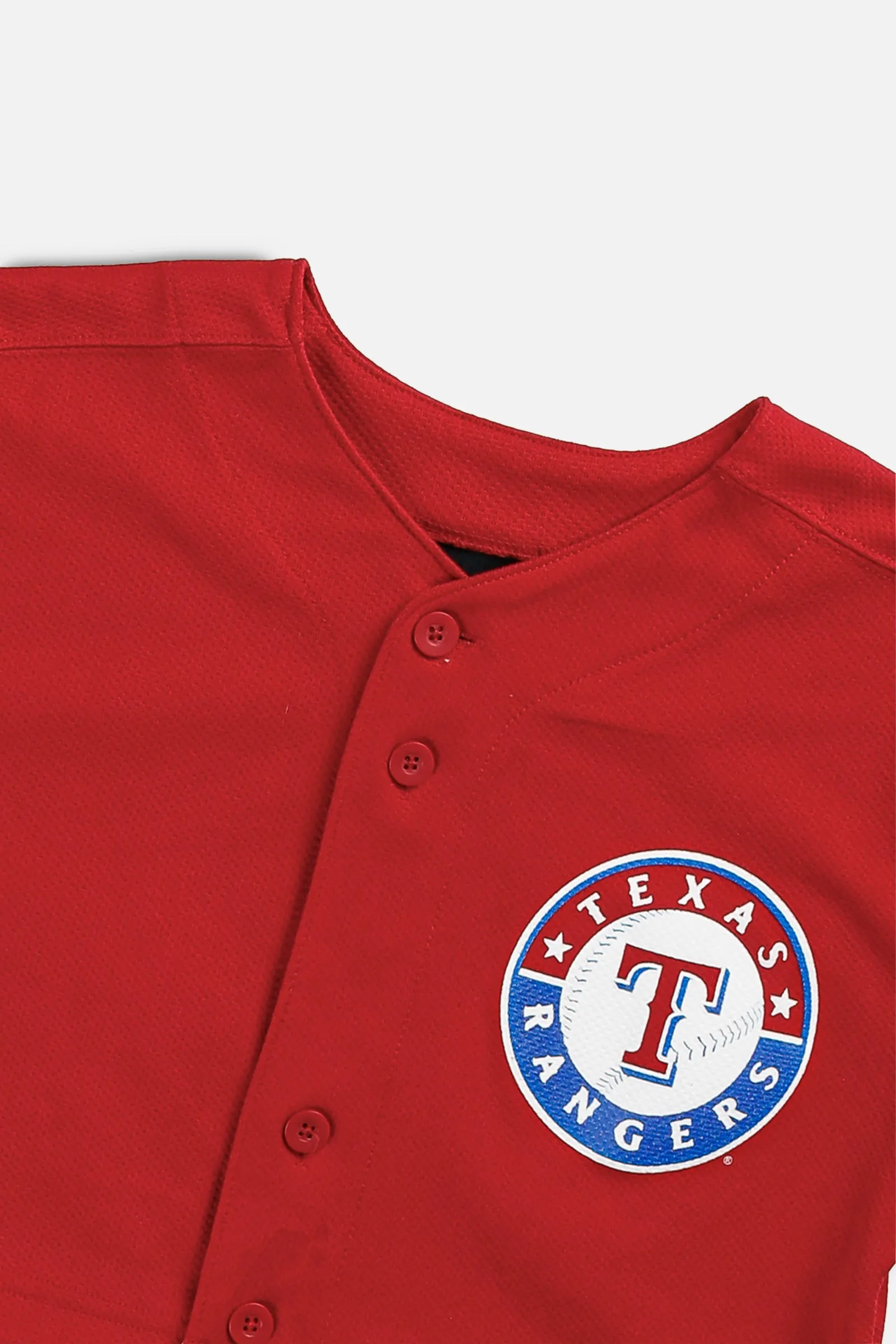 Rework Crop Texas Rangers MLB Jersey - XS