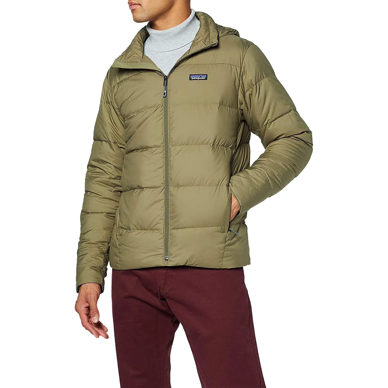 SILENT DOWN JACKET SAGE KHAKI