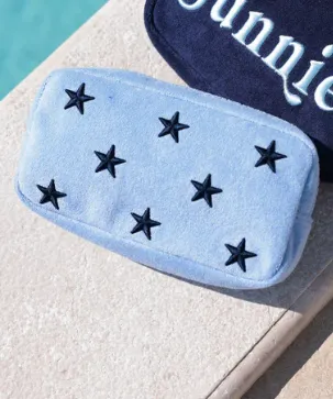 Stars Zip Pouch - Sky