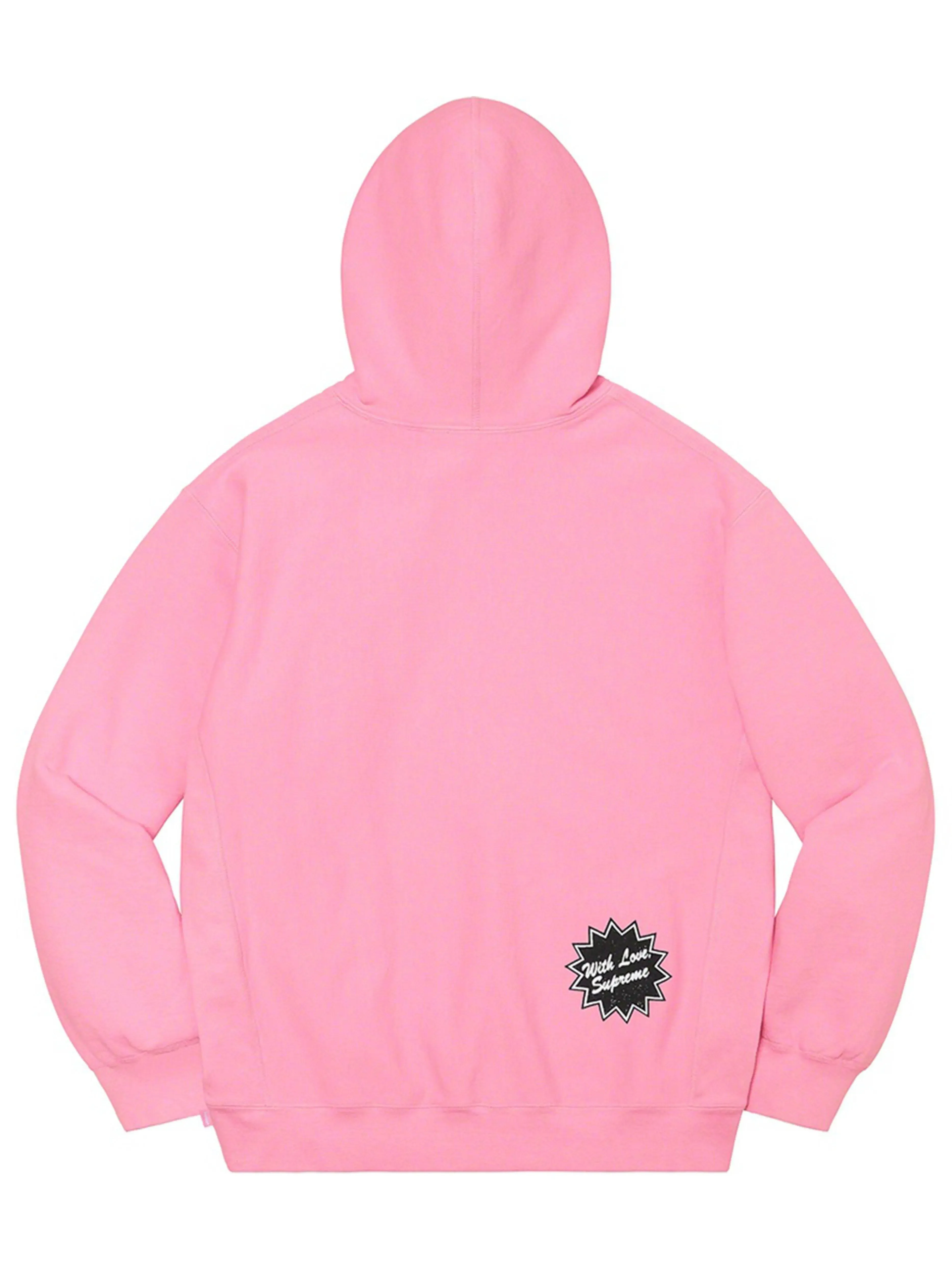 Supreme Jamie Reid Fuck All Hoodie Pink [SS21]