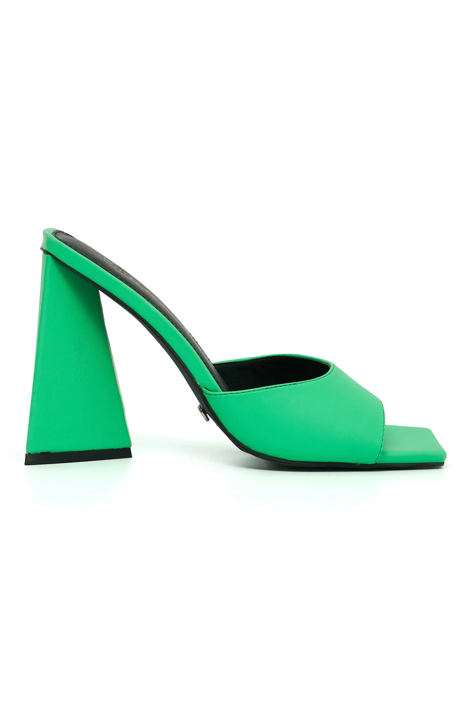 Sweet Talker Mules Neon Green