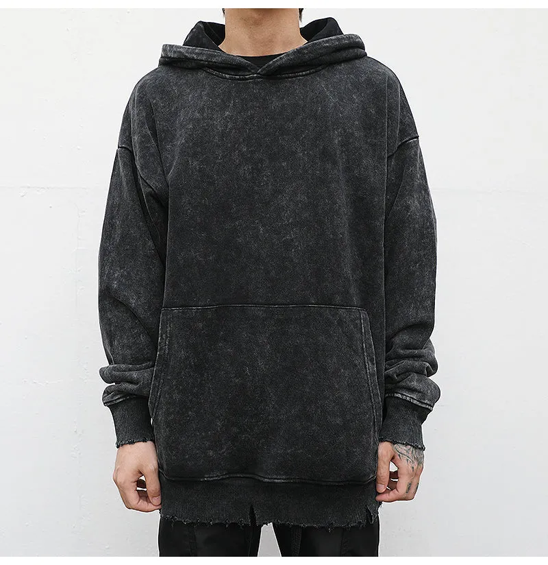 The Distressed Loose Hoodie