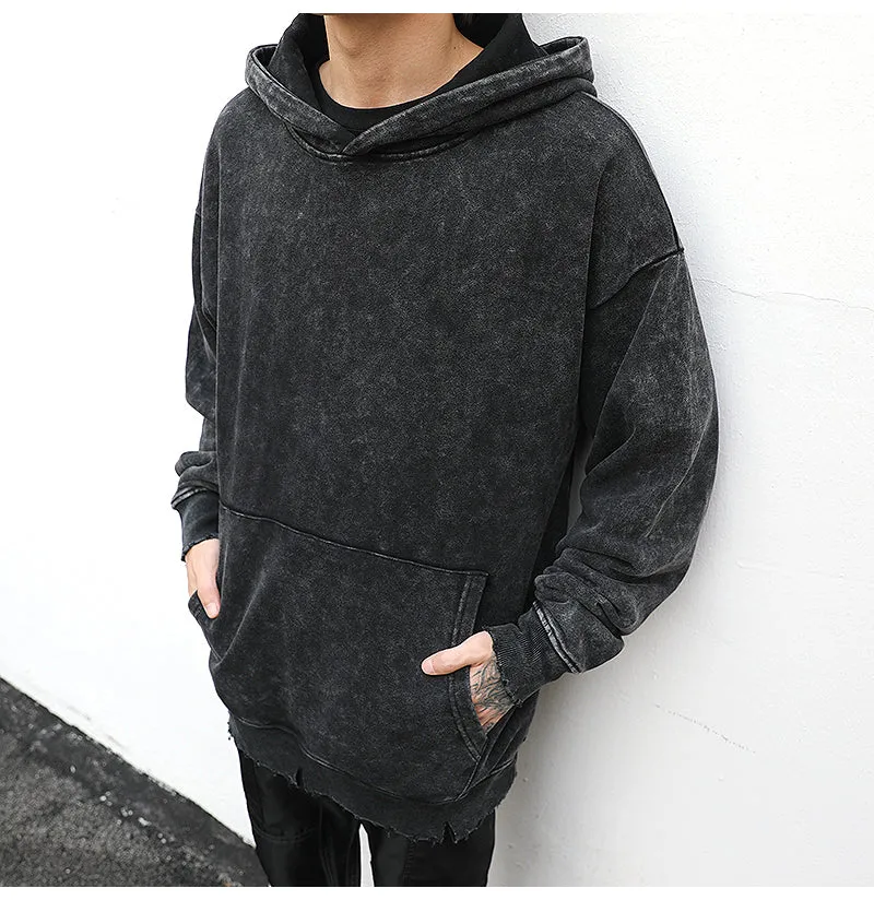 The Distressed Loose Hoodie