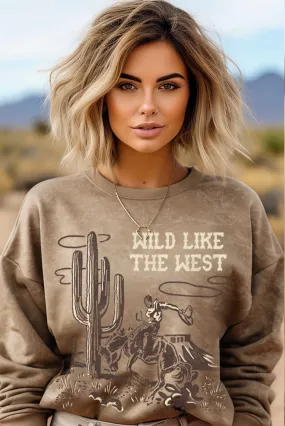 The Taupe Wild Like The West Pullover