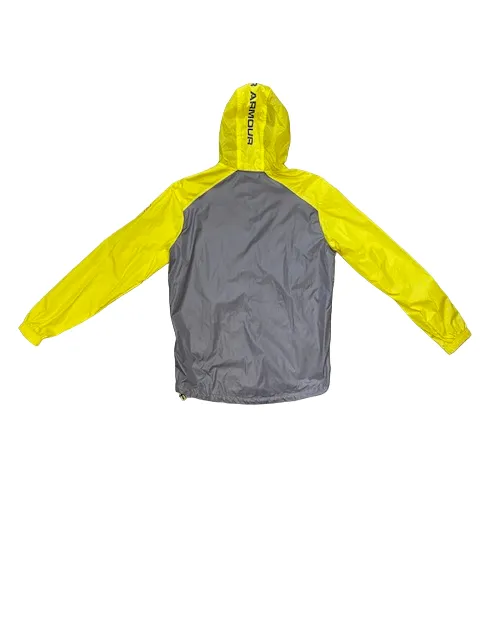 Under Armor men's rain jacket 1306482 076 yellow-grey